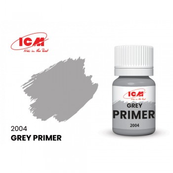 ICM Flat Acrylic Color Primer Grey 2004